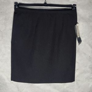 Norton McNaughton Black Petite Pencil Skirt